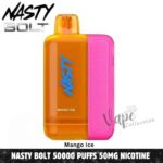 Nasty Bolt 50000 Puffs 50MG Nicotine Disposable Vape – Buy Now