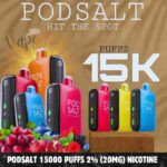 Podsalt 15000 Puffs 2% (20MG) Nicotine Disposable Vape In UAE – Buy Now