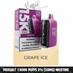 Podsalt-15000-Puffs-2-Nicotine-Disposable-Grape-Ice