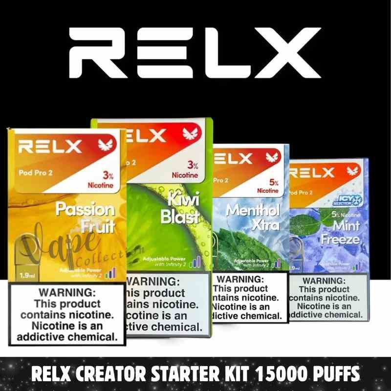 RELX Creator Starter Kit 15000 Puffs Disposable Vape In UAE – Buy Now RELX Creator Starter Kit 15000 Puffs Disposable Vape In UAE – Buy Now