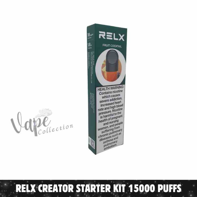 RELX POD PRO 2PCS Price in Dubai FRUIT COCKTAIL RELX POD PRO 2PCS Price in Dubai FRUIT COCKTAIL