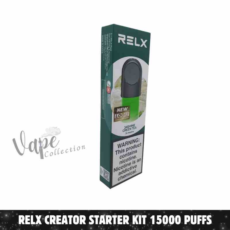 RELX POD PRO 2PCS Price in Dubai JASMINE GREEN TEA RELX POD PRO 2PCS Price in Dubai JASMINE GREEN TEA