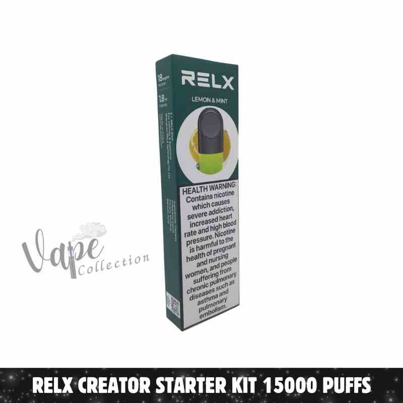 RELX POD PRO 2PCS Price in Dubai LEMON & MINT RELX POD PRO 2PCS Price in Dubai LEMON & MINT