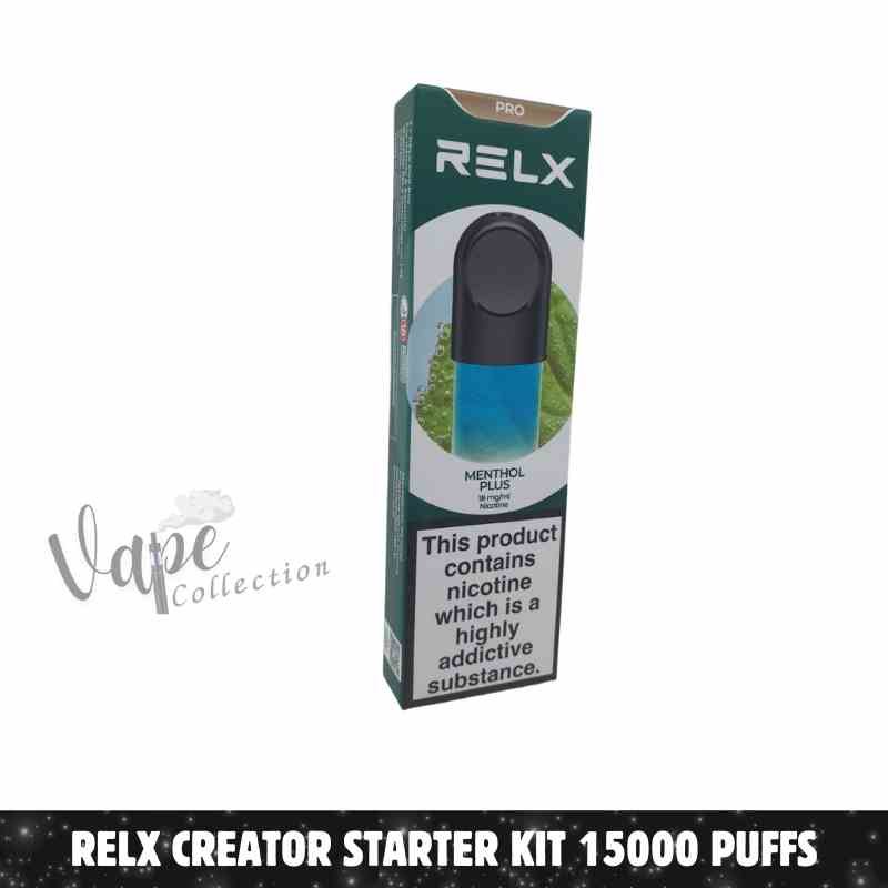 RELX POD PRO 2PCS Price in Dubai MENTHOL PLUS RELX POD PRO 2PCS Price in Dubai MENTHOL PLUS