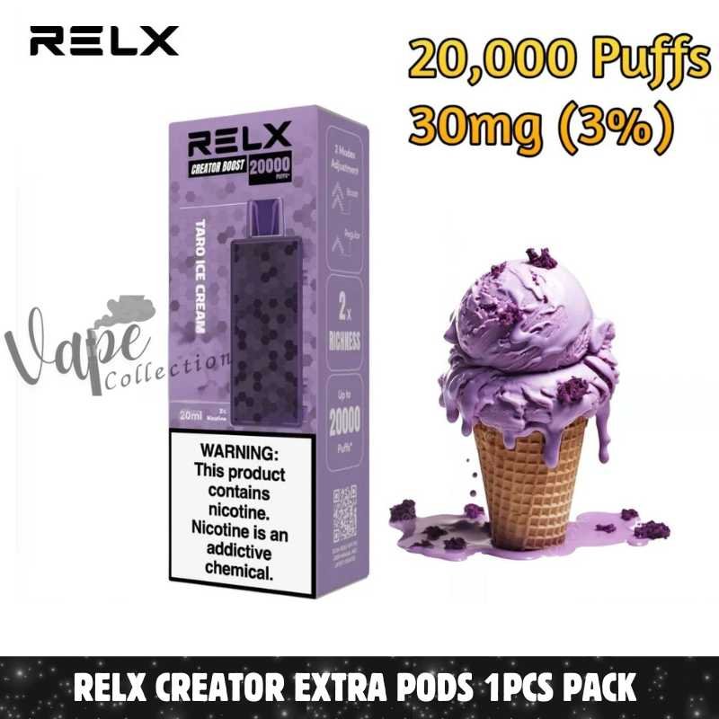 Relx-Creator-Extra-Pods-Taro-Ice-Cream Relx-Creator-Extra-Pods-Taro-Ice-Cream