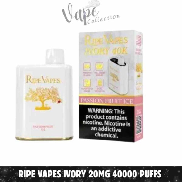 Ripe Vapes IVORY 20MG 40000 Puffs Disposable Vape In UAE – Buy Now (7)