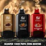 Silvaper 15000 Puffs 20mg nicotine Disposable Vape In Dubai - Buy Now