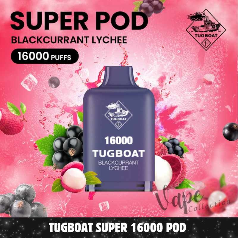 Tugboat Super 16000 Pod Cartridges 5% Nicot Tugboat Super 16000 Pod Cartridges 5% Nicot