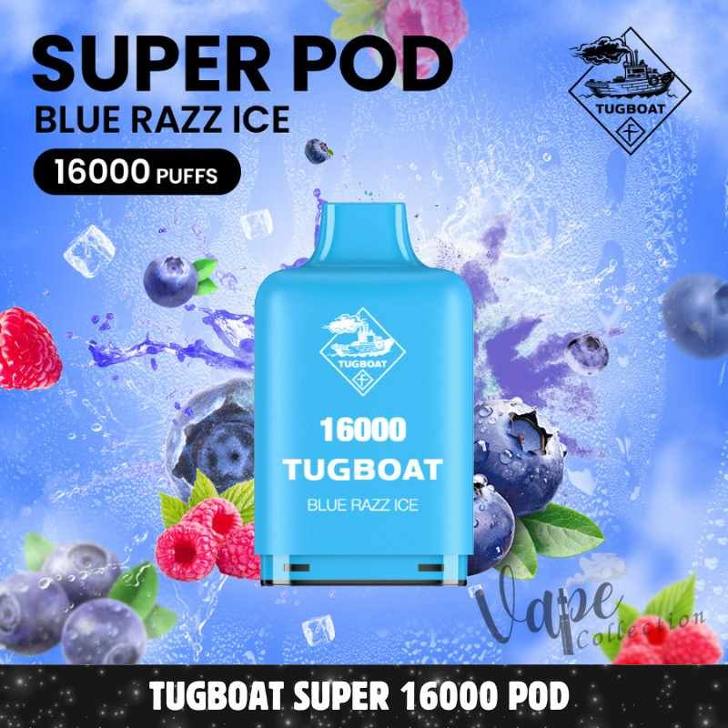 Tugboat Super 16000 Pod Cartridges 5% Nicot Tugboat Super 16000 Pod Cartridges 5% Nicot