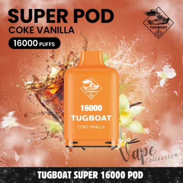 Tugboat Super 16000 Pod Cartridges 5% Nicot