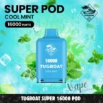 Tugboat Super 16000 Pod Cartridges 5% Nicot