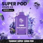 Tugboat Super 16000 Pod Cartridges 5% Nicot