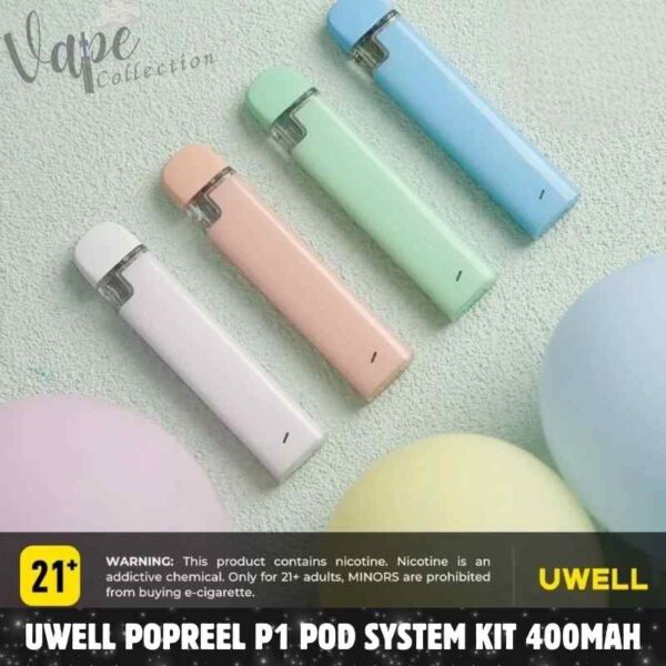 Uwell Popreel P1 Pod System Kit 400mAh 13W In UAE – Buy Now