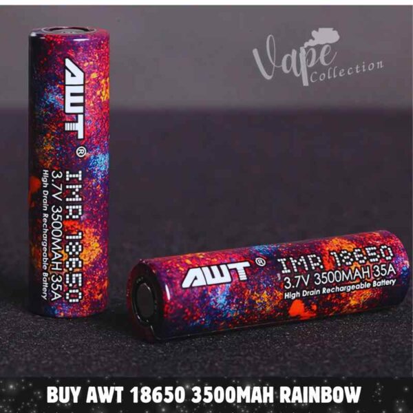 Buy AWT 18650 3500mAh RAINBOW In Dubai