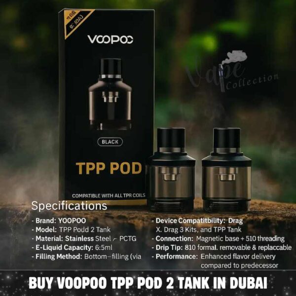 Buy VOOPOO TPP Pod 2 Tank In Dubai