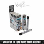 Vgod Pod 1k 1500 Puffs 50MG Nicotine Disposable Vape in Dubai - Buy Now