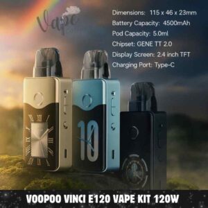 VAPE COLLECTION: 1 - VOOPOO VINCI E120 Vape Kit 120w In Dubai