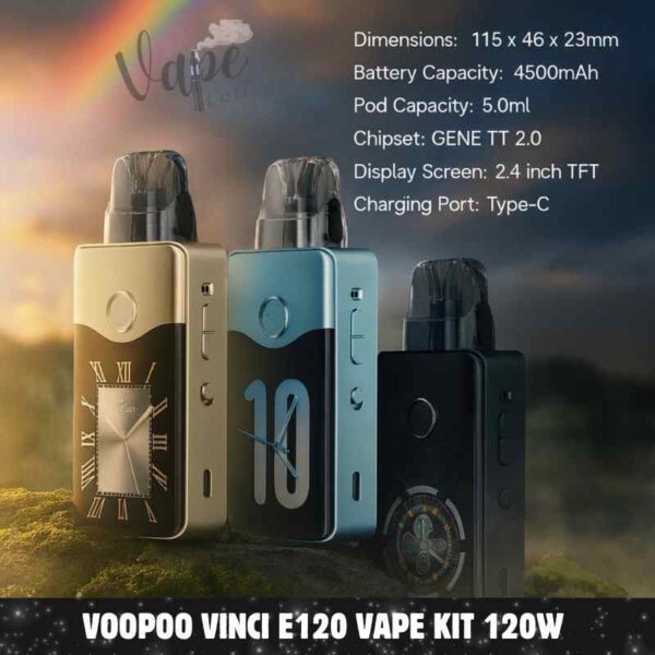 VAPE COLLECTION: 1 - VOOPOO VINCI E120 Vape Kit 120w In Dubai