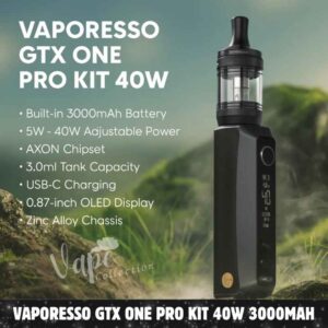Vaporesso GTX One Pro Kit 40W 3000mAh Battery In Dubai - Buy Now