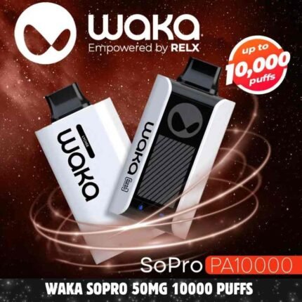 WAKA SoPro 50MG 10000 Puffs Disposable Vape In UAE – Buy Now