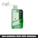 Zgar-Supernova-30000-Puffs-Disposable-Vape-20mg-Sour-Apple-Ice