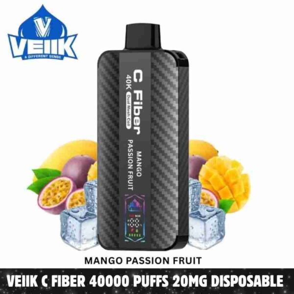 Disposable-Vape-Veiik-C-Fiber-Mango-Passion-Fruit-40000-Puffs