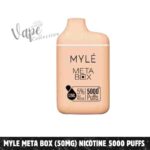 Myle Meta Box (50mg) nicotine 5000 Puffs Disposable Vape in Dubai - Buy Now