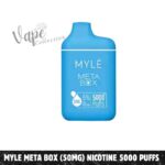 Myle Meta Box (50mg) nicotine 5000 Puffs Disposable Vape in Dubai - Buy Now
