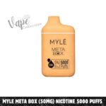 Myle Meta Box (50mg) nicotine 5000 Puffs Disposable Vape in Dubai - Buy Now