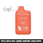 Myle Meta Box (50mg) nicotine 5000 Puffs Disposable Vape in Dubai - Buy Now