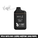 Myle Meta Box (50mg) nicotine 5000 Puffs Disposable Vape in Dubai - Buy Now