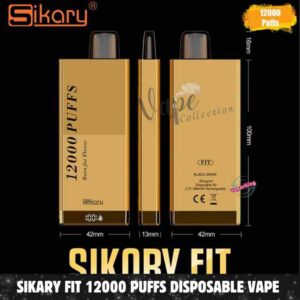 SIKARY FIT 12000 Puffs Disposable Vape 20mg_ml nicotine In UAE - Buy Now