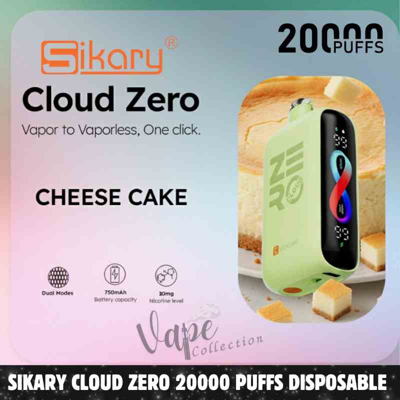 Sikary Cloud Zero 20000 Puffs Disposable Vape 20mg in Dubai – Buy Now
