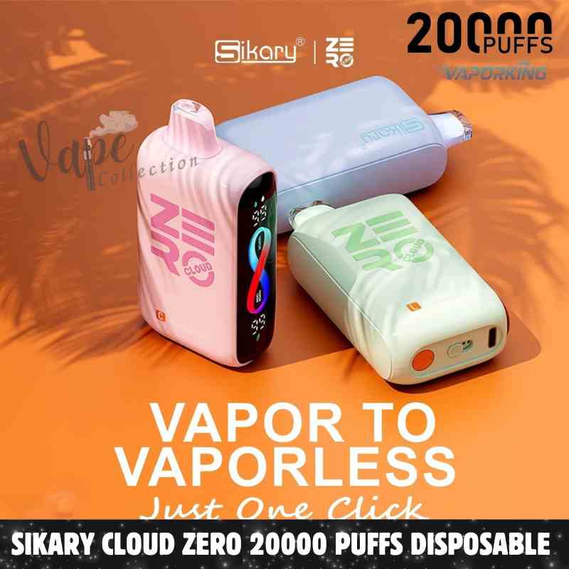 Sikary Cloud Zero 20000 Puffs Disposable Vape 20mg in Dubai – Buy Now