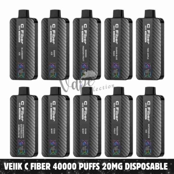 VEIIK C Fiber 40000 Puffs 20mg Disposable Vape in Dubai – Buy Now