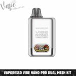 Vaporesso Vibe Nano Pro Dual Mesh Kit in UAE – Buy Now-silver