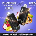 Aivomo Aim Magic Zero (0%) Nicotine 20000 Puffs Disposable in Dubai - Buy Now