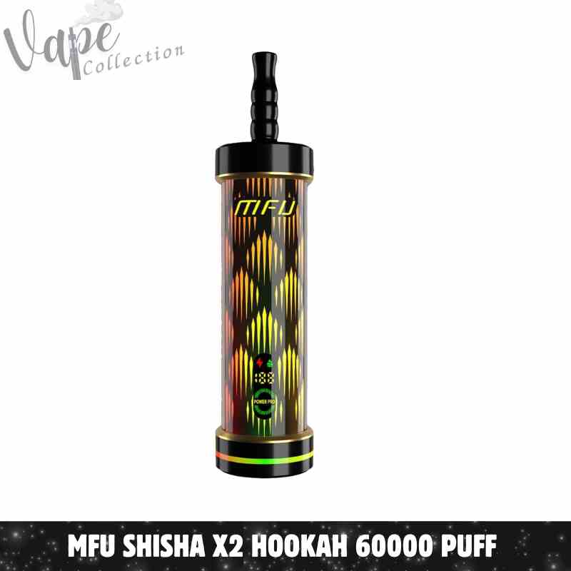 MFU SHISHA X2 Hookah 60000 Puff Disposable Vape In DUBAI - Buy Now