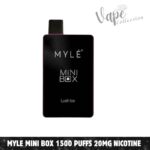 Myle Mini Box 1500 Puffs 20MG Nicotine Disposable Vape in Dubai - Buy Now