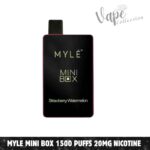 Myle Mini Box 1500 Puffs 20MG Nicotine Disposable Vape in Dubai - Buy Now