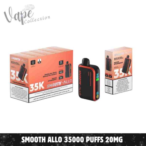 Smooth Allo 35000 puffs 20MG Disposable Vape in Dubai - Buy Now
