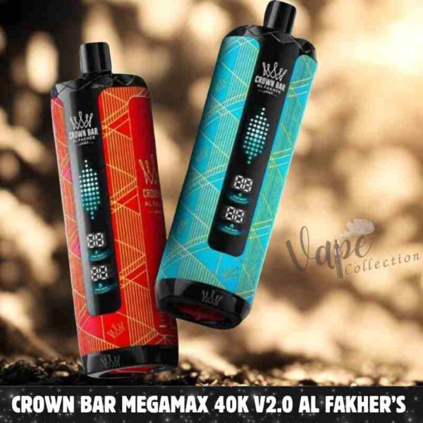 Crown Bar MEGAMAX 40K V2.0 Al Fakher’s New Flagship Disposable Vape in Dubai