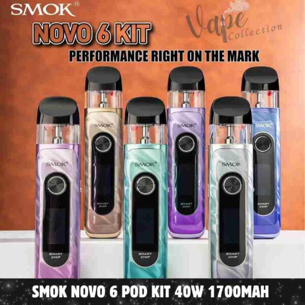 SMOK Novo 6 Pod Kit 40W 1700mAh In DUBAI - Buy Now