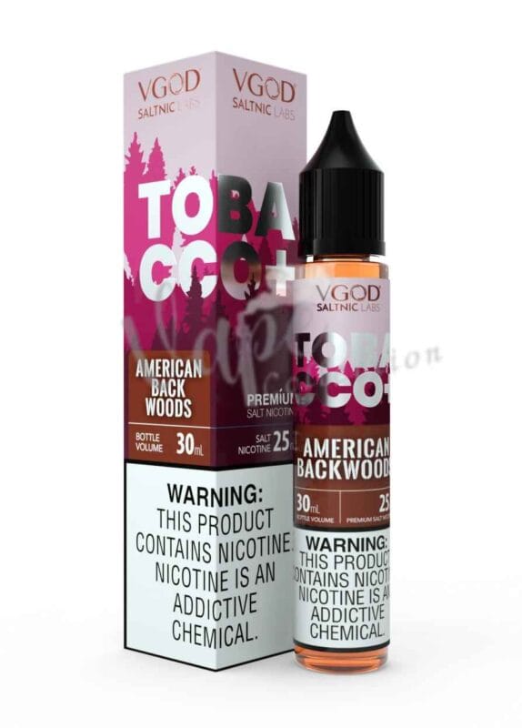 VGOD Tobacco Plus Saltnic 30ml E-Liquid 25mg & 50mg in Dubai - Buy Now-American Backc woods