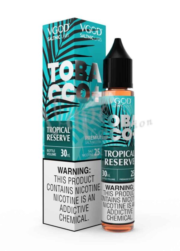 VGOD Tobacco Plus Saltnic 30ml E-Liquid 25mg & 50mg in Dubai - Buy Now-Troical Reseve