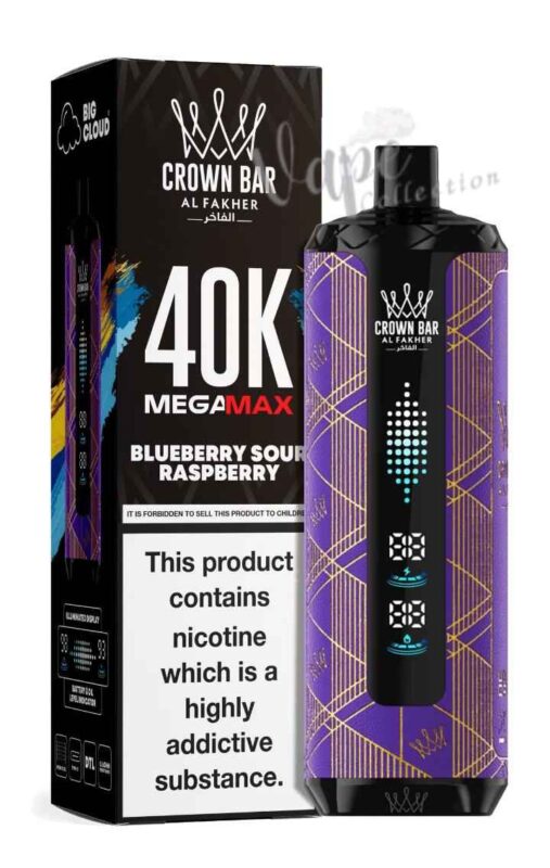 crown bar Al fahker v2.0 mega max Blueberry Sour Raspberry