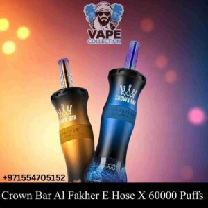 Crown Bar Al Fakher E Hose X 60000 Puffs 0.6mg Nicotine (1)