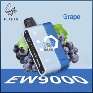 Elfbar ew 9000 puffs 50mg nicotine pods without battery pack-grape