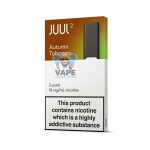 JUUL2 pods UK AutumnTobaccoSideAngled