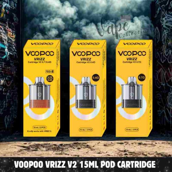 VOOPOO VRIZZ V2 15ml Pod Cartridge (2pcspack) in dubai Buy Now